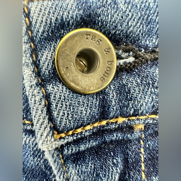 Rag & Bone Dre Jeans Raw Hem Amelie Womens 28 | AN604 - Picture 3 of 9